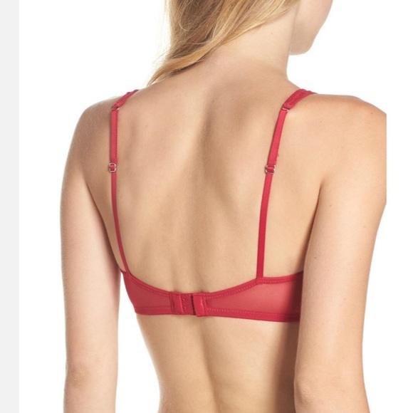 Betsy Johnson Eyelash Lace Cut Out Bralette - Picture 3 of 3